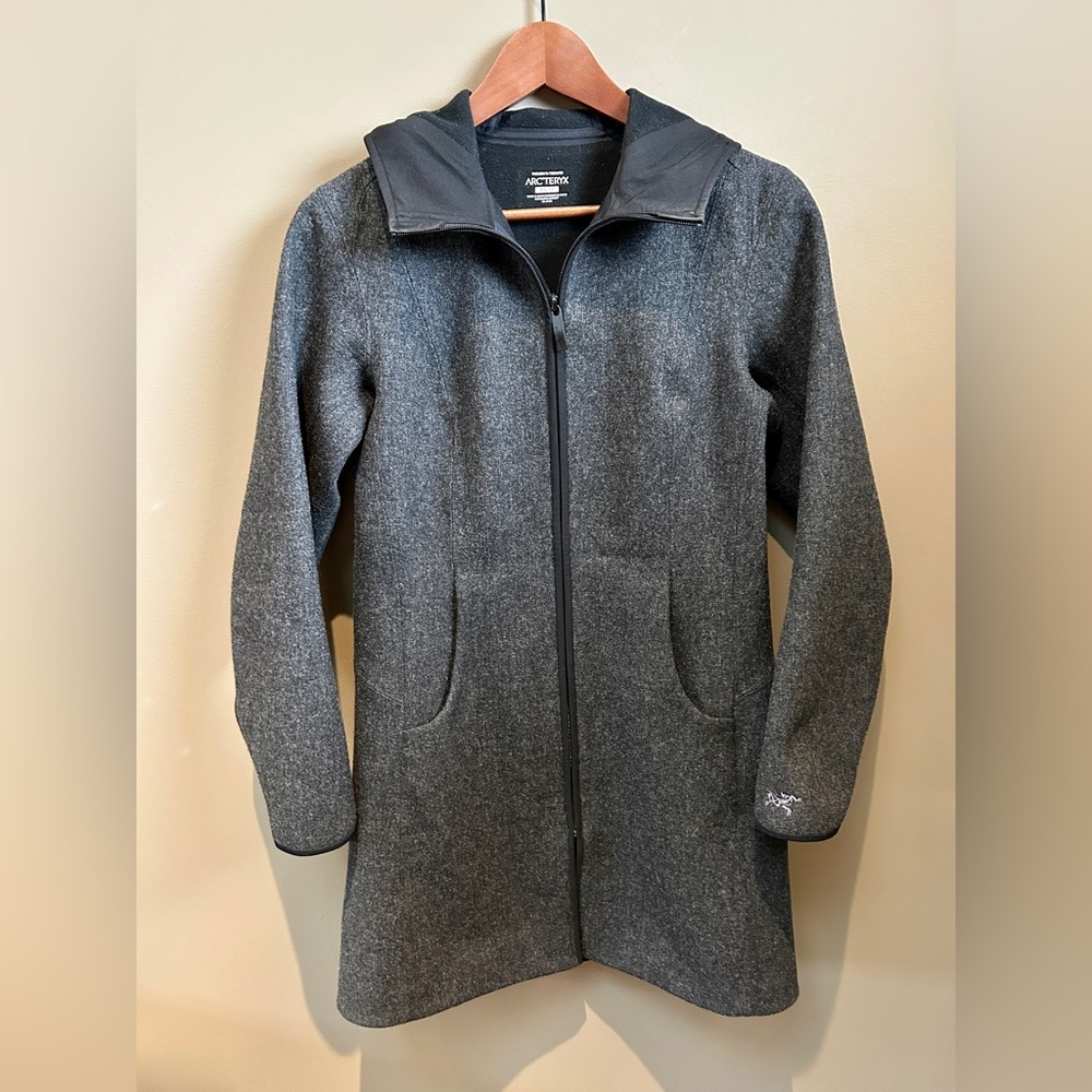 ARC'TERYX Gray Wool Coat (Size X-Small)